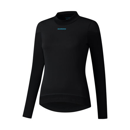 Tricou de damă SHIMANO BEAUFORT LONG BASE LAYER negru