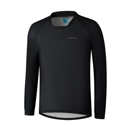 SHIMANO Tricou MYOKO LONG WARM negru
