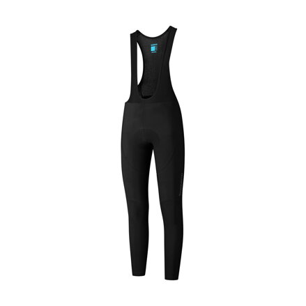 SHIMANO Pantaloni ELEMENT cu bretele lungi fără bazon negri