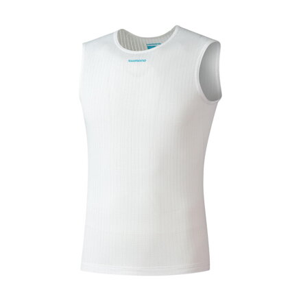 SHIMANO Tricou VERTEX MESH SL BASE LAYER alb