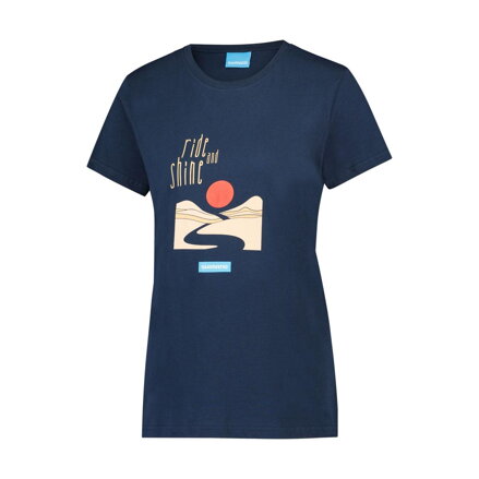 SHIMANO Tricou damă GRAPHIC TEE albastru navy