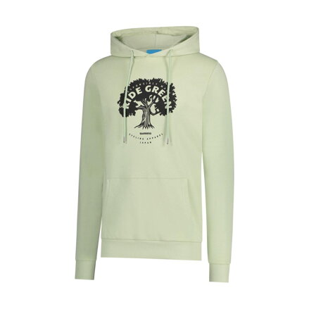 SHIMANO Hanorac GRAPHIC HOODIE verde deschis