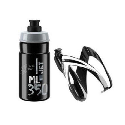 ELITE SetBidon cu suport CEO logo gri-negru, 350 ml 