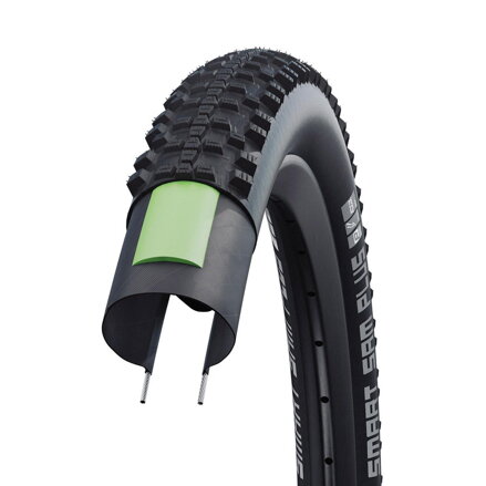 SCHWALBE Plášť SMART SAM PLUS 26x2.25 (57-559) 67EPI 980g Perf GreenGuard DD Addix