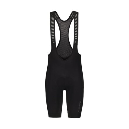 SHIMANO Pantaloni VERTEX THERMAL SHORTS izolați cu bretele negre
