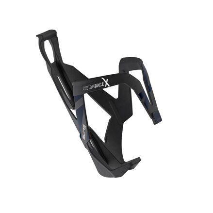 ELITE Coș CUSTOM RACE X negru mat cu grafică albastră 