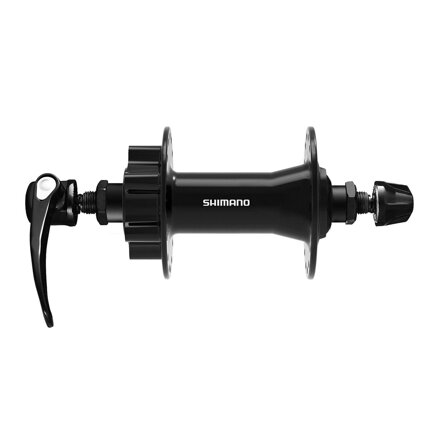 SHIMANO HB-QB400 Butuc față 36 de orificii R.U. negru 6 găuri disc.