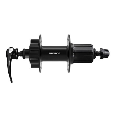 SHIMANO FH-QB400 Butuc spate 36 găuri R.U. 8/9/10 viteze negru 6 găuri disc.