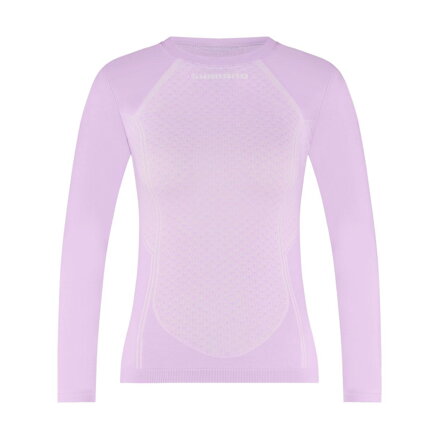 SHIMANO Tricou de baza femei VERTEX LONG BASE LAYER roz