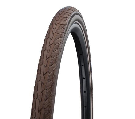 SCHWALBE Anvelopă ROAD CRUISER (47-559) 26x1.75 Active 50EPI K-Guard 720g Maro reflex 