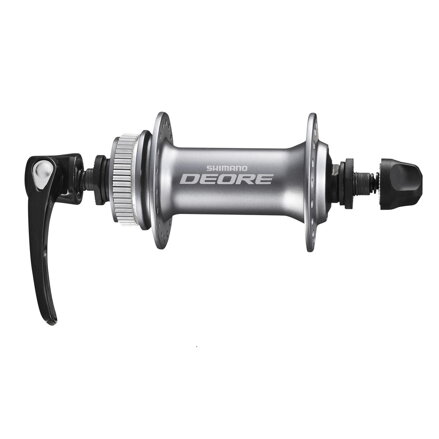 SHIMANO HB-M595 Butuc față Deore 32 găuri R.U. argintiu Center Lock