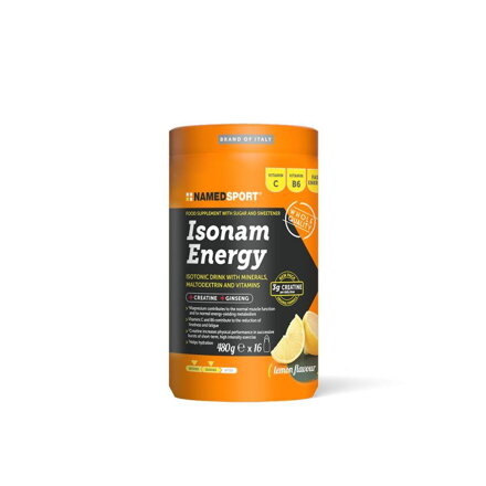 NAMEDSPORT Nápoj ISONAM ENERGY+3g kreatín citrón 480g