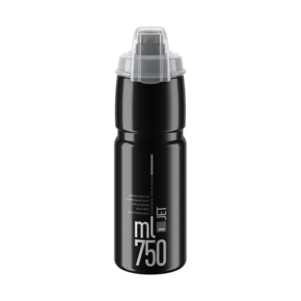 ELITE Bidon JET PLUS 750 negru/gri 
