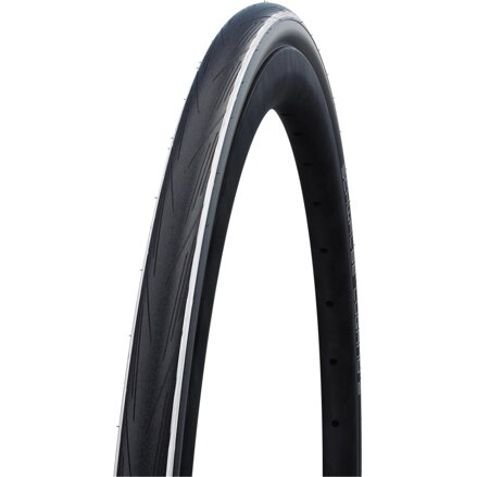 SCHWALBE Anvelopă LUGANO II (25-622) 700x25C Active 50EPI K-Guard 365g Bandă Albă 