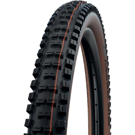 SCHWALBE Plášť BIG BETTY 29x2.40 (62-622) 67EPI 1305g TLE Super Gravity Soft hnedý bok skladací