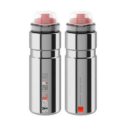 ELITE Bidon SYSSA RACE 750 argintiu 