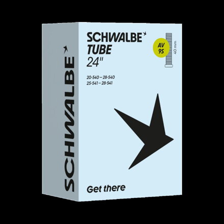 SCHWALBE Duša AV9S (20/28-540/541) 24x0.80–1.10 AV 40mm 95g