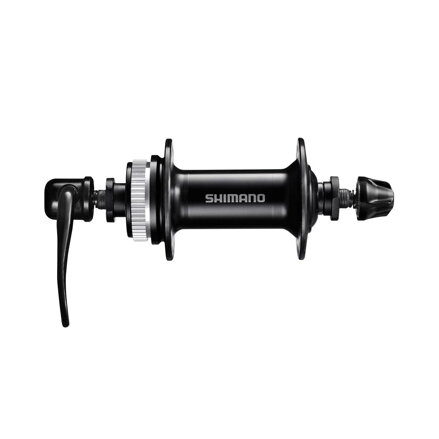 SHIMANO Butuc față QC300 32 găuri, QR, negru, Center Lock
