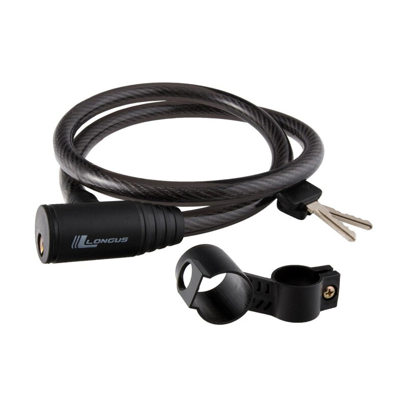LONGUS Lacăt KLASIK 12/900mm + suport negru 