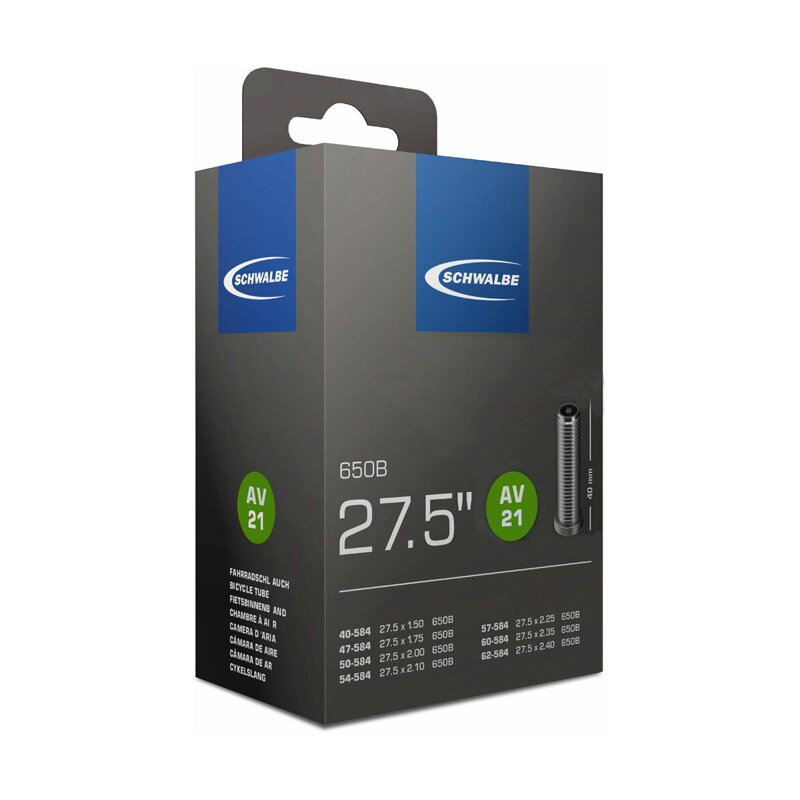 SCHWALBE Cameră AV21 27.5x1.50/2.40 40mm (40/62-584) 205g 