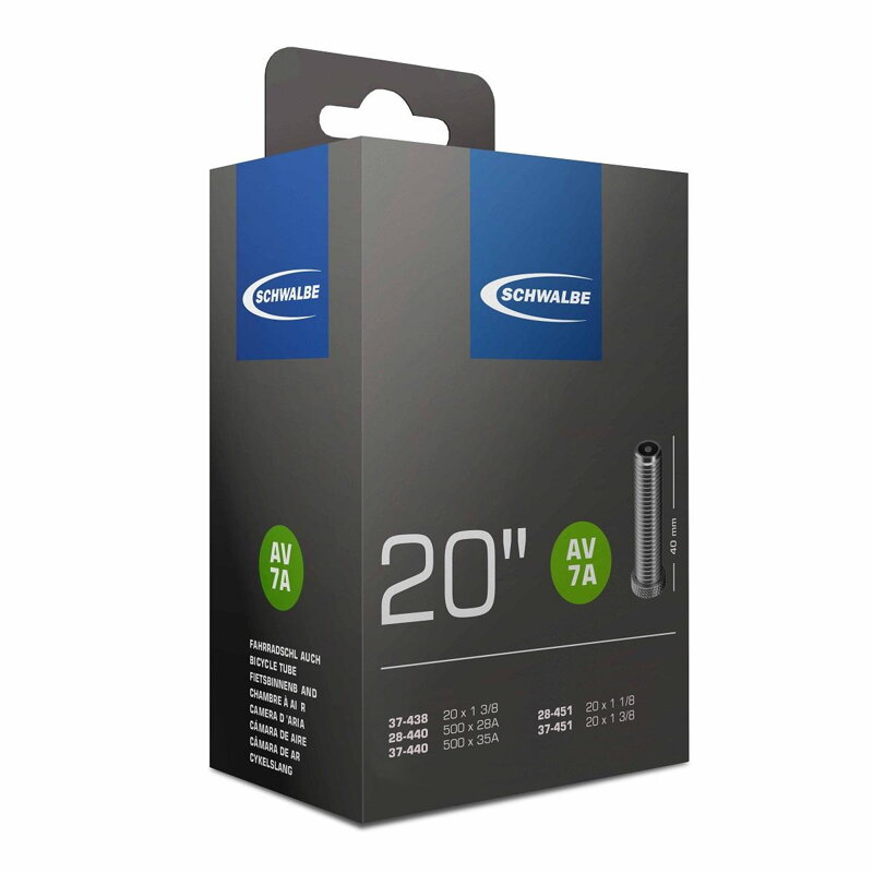 SCHWALBE Cameră AV7A 20 28/37-438/451 EK AGV 40mm 105g 
