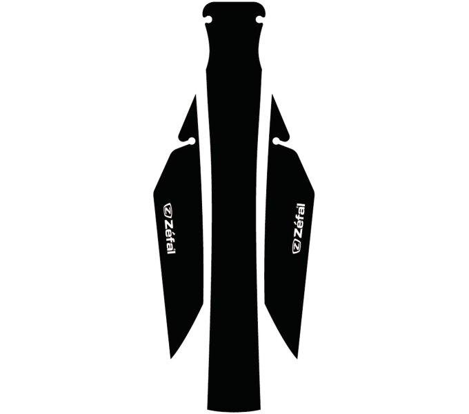 ZÉFAL Apărătoare noroi SHIELD LITE XL negru/alb 