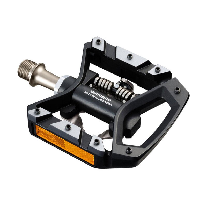 SHIMANO PD-T8000 SM-SH56 Pedale trekking SPD negre unilaterale+cleme SHIMANO PD-T8000 SM-SH56 Pedale trekking SPD negre unilaterale+cleme