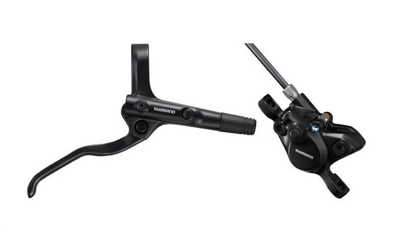 SHIMANO E-MT200 Frână hidr. spate negru Post Mount 1700mm furtun + plăcuțe B05S