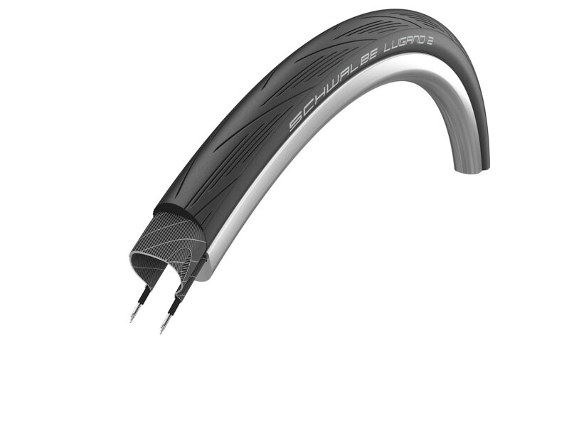 SCHWALBE Anvelopă LUGANO II ENDURANCE (25-622) 700x25C Active 50EPI 490g Negru SCHWALBE Anvelopă LUGANO II ENDURANCE (25-622) 700x25C Active 50EPI 490g Negru
