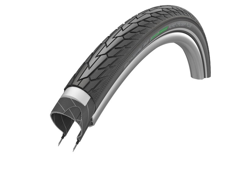 SCHWALBE Anvelopă ROAD CRUISER PLUS (47-622) 28x1.75 Active 50EPI PunctureGuard 925g Reflex Verde 