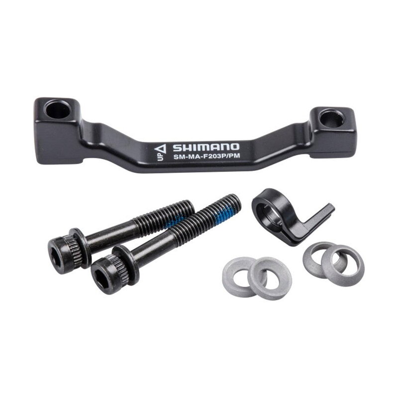 SHIMANO SM-MAF203 Adaptor față pentru disc 203mm PM/PM (180/203) SHIMANO SM-MAF203 Adaptor față pentru disc 203mm PM/PM (180/203)