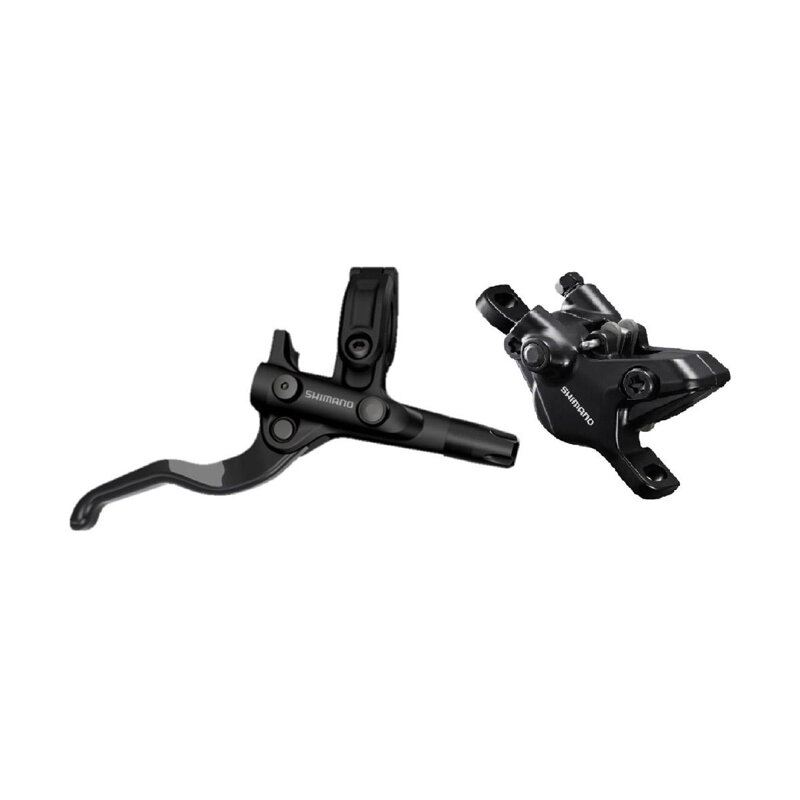 SHIMANO E-MT410 BL-M4100/BR-MT410 Frână spate negru Post Mount 1700mm furtun + plăcuțe B05S SHIMANO E-MT410 BL-M4100/BR-MT410 Frână spate negru Post Mount 1700mm furtun + plăcuțe B05S