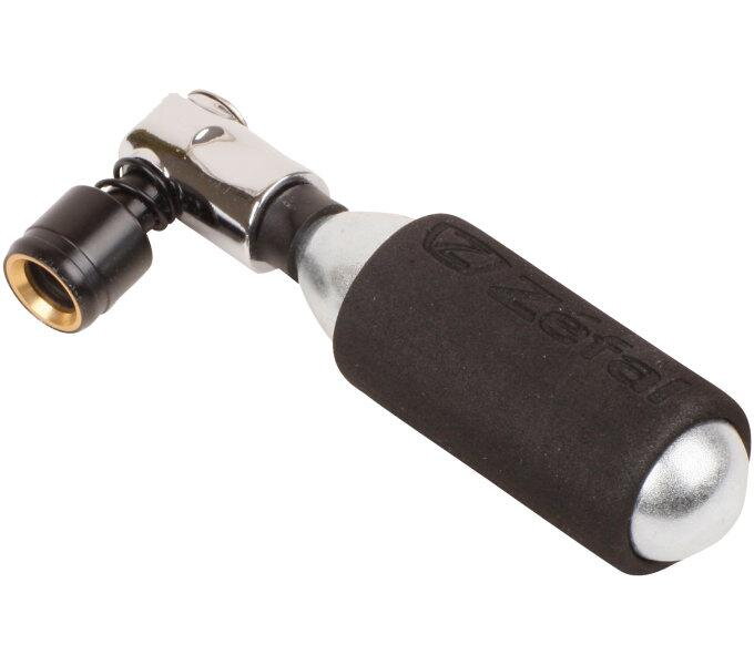 ZÉFAL Pompă EZ BIG SHOT CO2 negru/argintiu +16g 