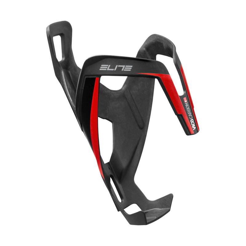 ELITE Coș VICO CARBON negru/roșu mat 