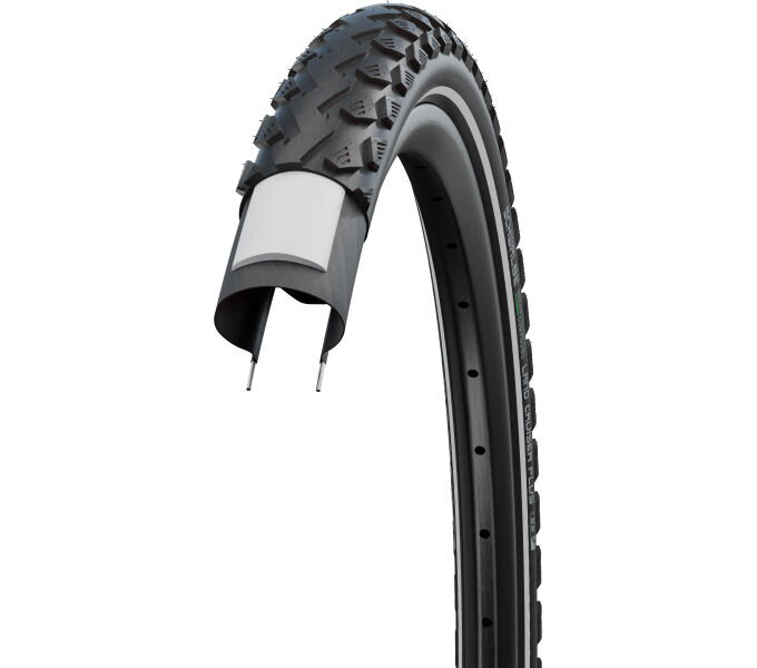 SCHWALBE Anvelopă LAND CRUISER PLUS (55-622) 28x2.15 Active 50EPI PunctureGuard 1180g Reflex Verde 