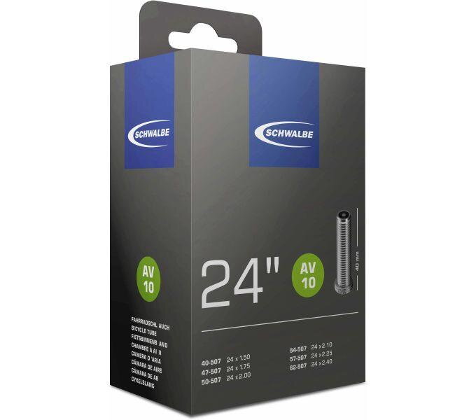 SCHWALBE Cameră AV9 24x1 1/8/1.75 40mm (28/47-507/541) 130g 