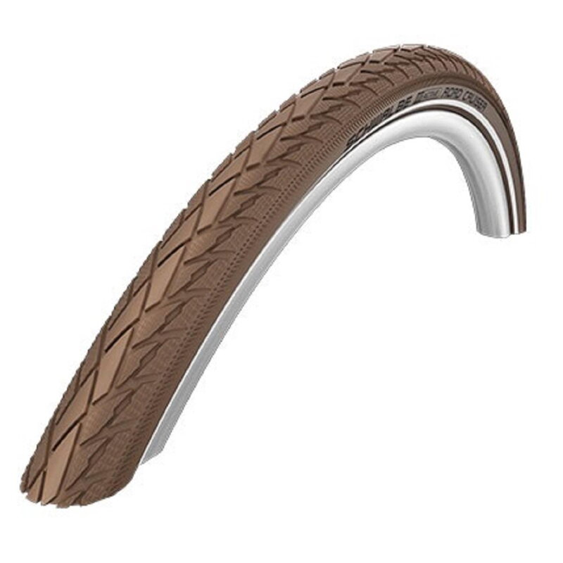 SCHWALBE Anvelopă ROAD CRUISER (47-622) 28x1.75 Active 50EPI K-Guard 800g Coffe reflex 