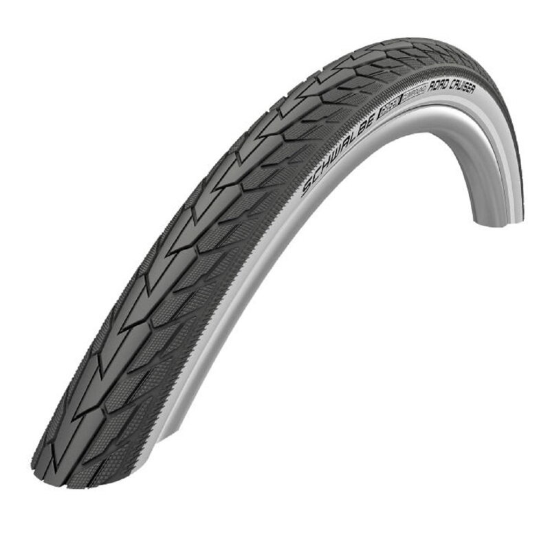 SCHWALBE Anvelopă ROAD CRUISER (42-622) 28x1.60 700x40C Active 50EPI K-Guard 705g Flanc alb reflex Green 