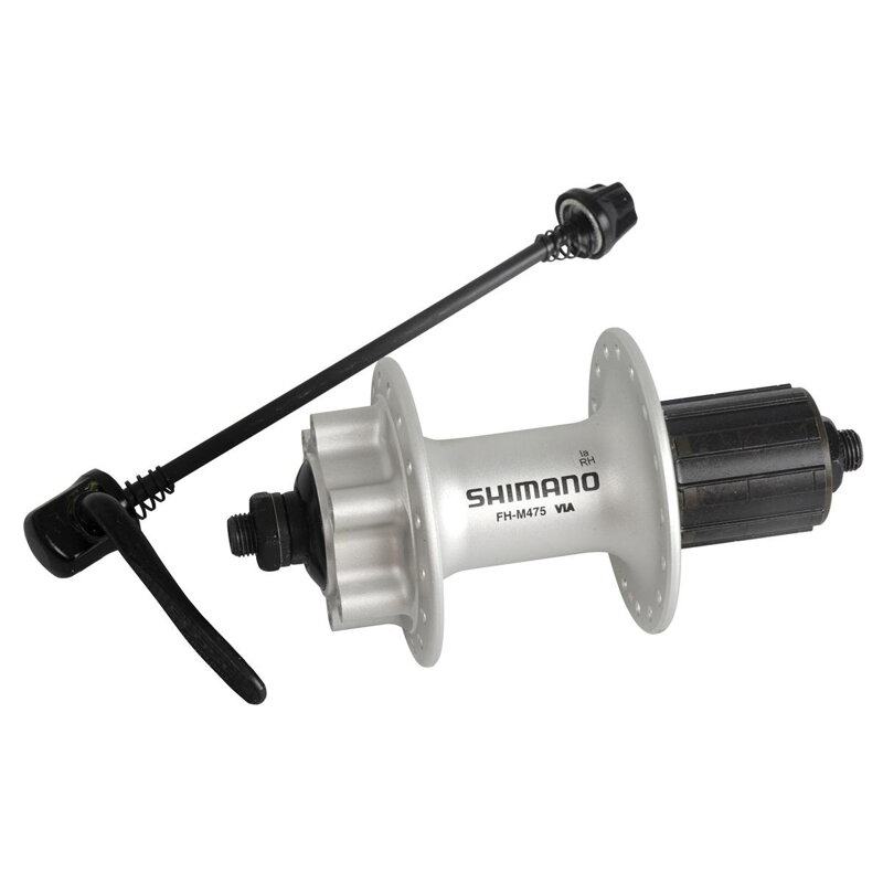 SHIMANO Hub spate M475 32 gauri argintiu SHIMANO Hub spate M475 32 gauri argintiu