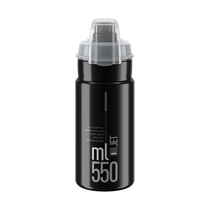 ELITE Bidon JET PLUS 550 negru/gri 