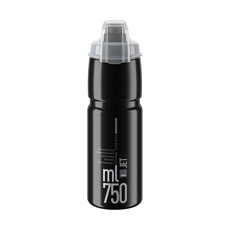 ELITE Bidon JET PLUS 750 negru/gri 