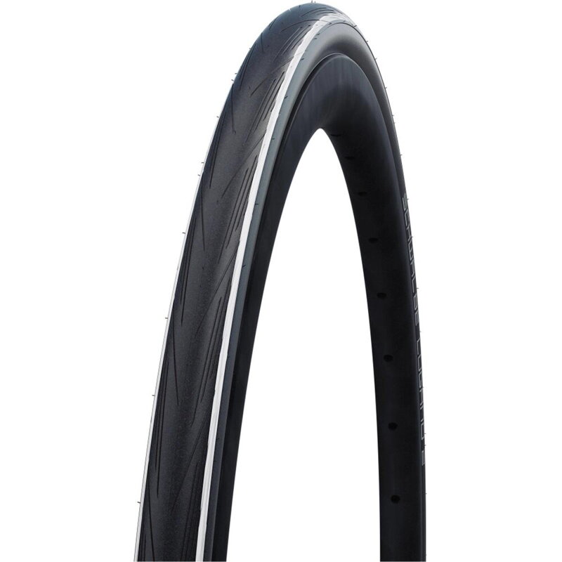 SCHWALBE Anvelopă LUGANO II (25-622) 700x25C Active 50EPI K-Guard 365g Bandă Albă 