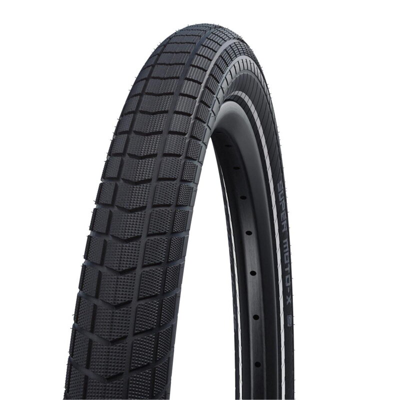 SCHWALBE Anvelopă SUPER MOTO-X (62-406) 20x2.40 Performance 67EPI GreenGuard 820g Negru reflex 