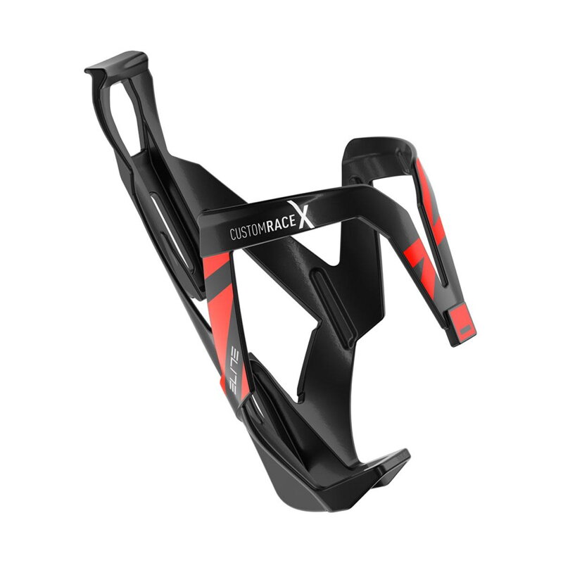 ELITE Coș CUSTOM RACE X negru lucios grafică roșie 