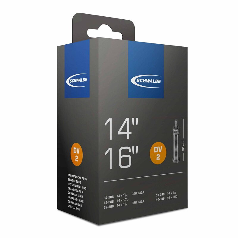 SCHWALBE Cameră DV2 14 32/47-288/305 EK 32mm 85g 