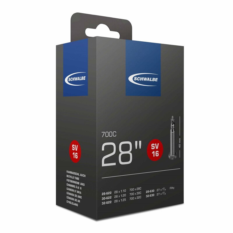 SCHWALBE Cameră SV16 700 28/32-622/630 EK 40mm 135g 