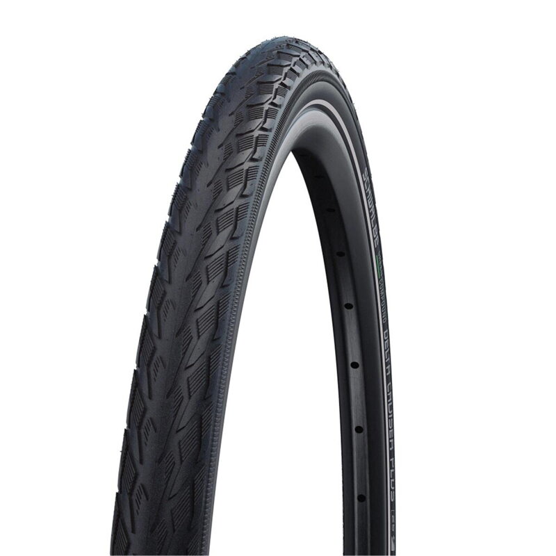 SCHWALBE Anvelopă DELTA CRUISER PLUS (37-622) 28x1.40 700x35C Active 50EPI PunctureGuard 775g Reflex Verde 