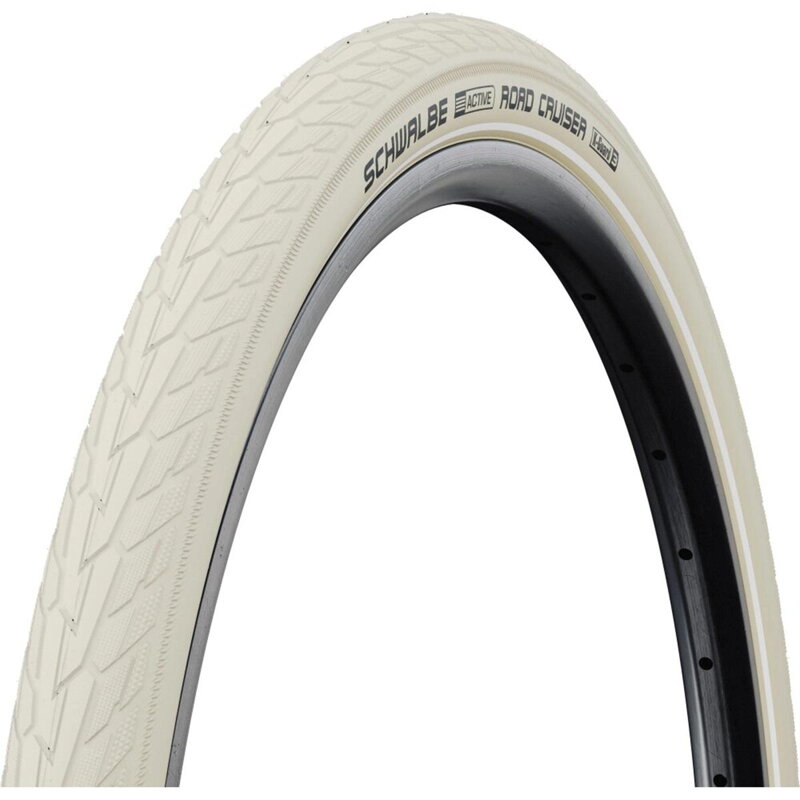 SCHWALBE Anvelopă ROAD CRUISER (42-622) 28x1.60 700x40C Active 50EPI K-Guard 705g Bej reflexie 