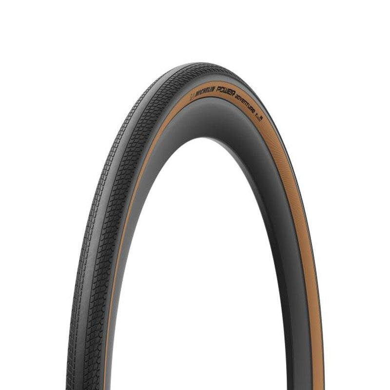 MICHELIN Anvelopă POWER ADVENTURE 700x30C (30-622) TLR 100TPI 330g maro 