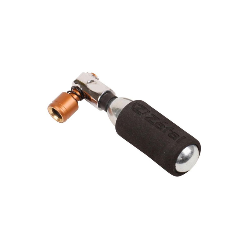ZÉFAL Mini-pompă EZ BIG SHOT + cartuș CO2 16g bronz/argintiu